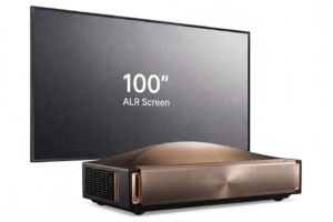 Hisense Laser Projection TV, 5000 Ansi Lumens, 4K resolution, UST, Incl 100" ALR - 100L9Q