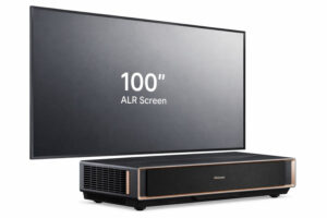 Hisense Laser Projection TV, 2500 Ansi Lumens, 4K resolution, UST, Incl 100" ALR - 100PT1