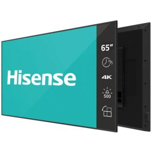 Hisense Digital Signage 65", 500 nits, 4k resolution, Full HD, with 7day x 24hrs operation, Android 14 OPS - 65DM66GE