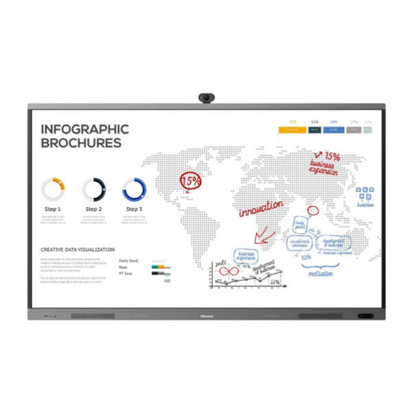 Hisense Interactive Flat Panel ,65", UHD resolution, Android 8.0 - 65WR6BE