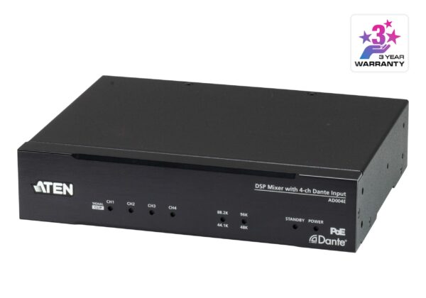 Aten DSP Mixer with 4-channel Dante Input - AD004E