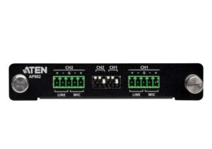 Aten Pre-AMP, 2-Channel Mic/Line Expansion Card AP Series - AP902