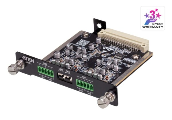 Aten Pre-AMP, 2-Channel Mic/Line Expansion Card AP Series - AP902