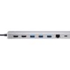 Aten Multiport Dock with Power Pass Through, USB-C - UH3240