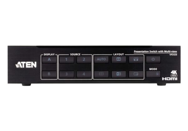 Aten True 4K Presentation Switch - VP2420