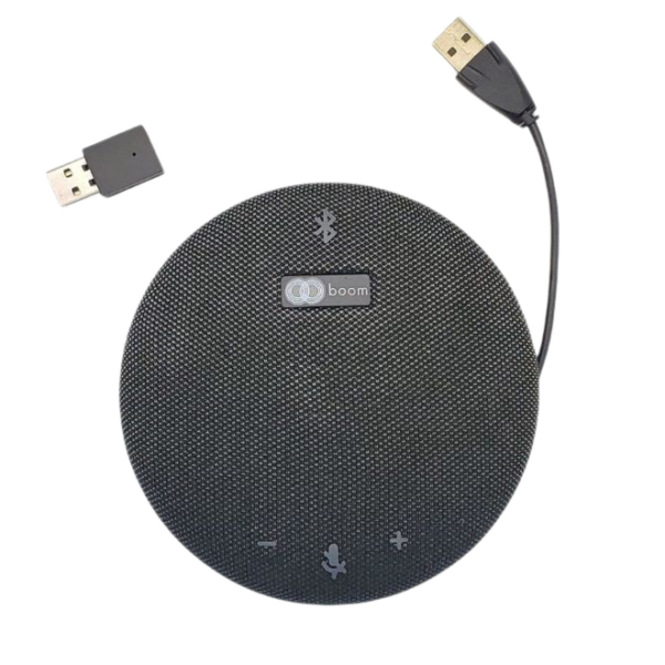 Boom Giro Pro Portable HD Audio Bluetooth Speakerphone, 360° Omnidirectional Pickup, Echo-cancellation, Wireless Charging - BM020012