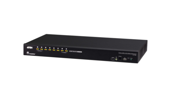 Aten KVM Switch, USB 2.0, 4K HDMI, 8 Port - CS1798A