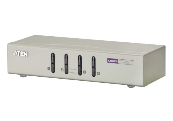 Aten KVM Switch, USB VGA/Audio, 4 Port - CS74U