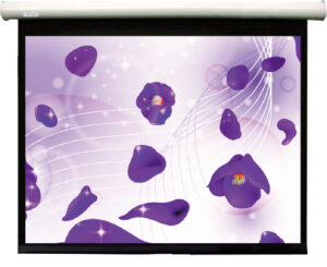 JK Manual Pull Down Screen, 120", 4:3 Aspect Ratio, Matt White Fabric, Screen control - M4120SC