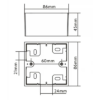 Vision Cable Termination System V3, 1-Gang Backbox - 3446597