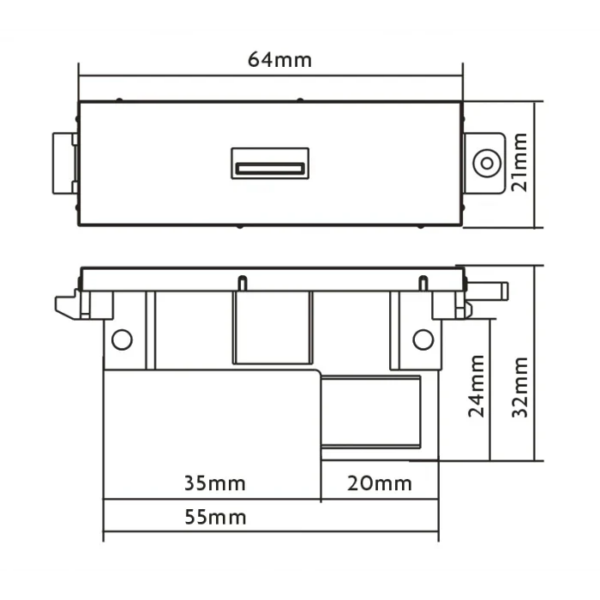 Vision Cable Termination System V3, USB A Module - 3446580