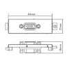 Vision Cable Termination System V3,VGA FemaleD Module - 3498783