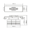 Vision Cable Termination System V3,VGA Female Module - 3446584