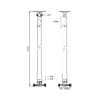 Vision Ceiling Mount Projector Bracket  - 1562435