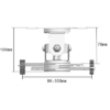 Vision Flush Mount Projector Bracket - 1932372