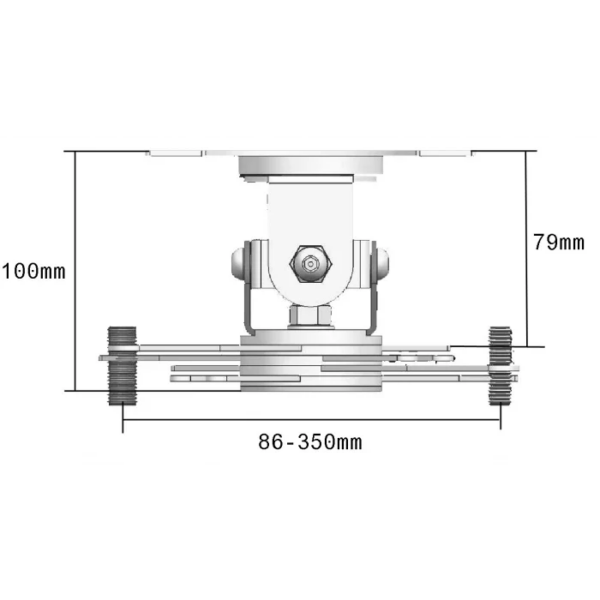 Vision Flush Mount Projector Bracket - 1932372