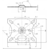 Vision Flush Mount Projector Bracket - 1932372