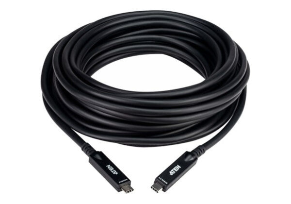Aten Active Optical Cable, Ultra HD, USB-C, 15m - UE3415F