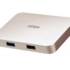Aten Ultra Mini Dock with Power Pass-through, 4k, USB-C - UH3235