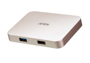 Aten Ultra Mini Dock with Power Pass-through, 4k, USB-C - UH3235
