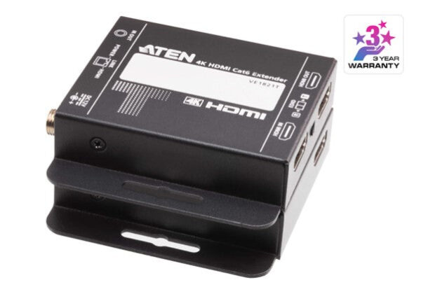 Aten Extender, HDMI, 4K resolution, Transmitter and Receiver - VE1821