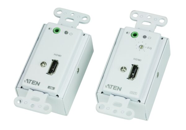 Aten Extender, HDMI, Transmitter and Receiver, with Wall Plate - VE806