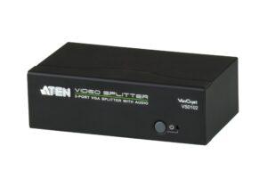 Aten Splitter, VGA, 2 Port with Audio -  VS0102