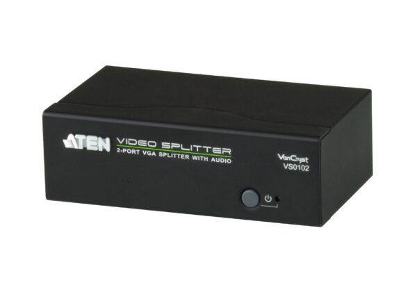 Aten Splitter, VGA, 2 Port with Audio -  VS0102