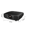 Epson Home Cinema Projector, 2700 Ansi Lumens, 4K PRO-UHD resolution, 16:9 Aspect Ratio - LS12000B