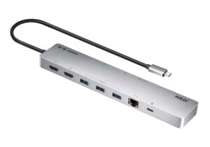 Aten Multiport Dock with Power Pass Through, USB-C - UH3240