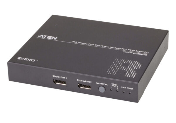 Aten Extender, USB Display Port Dual View HDBaseT - CE924