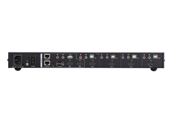 Aten USB 4K HDMI Multi-View KVM Switch, 4-Port - CM1284
