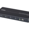 Aten KVM Switch, USB 2.0, 4 Port - CS724KM
