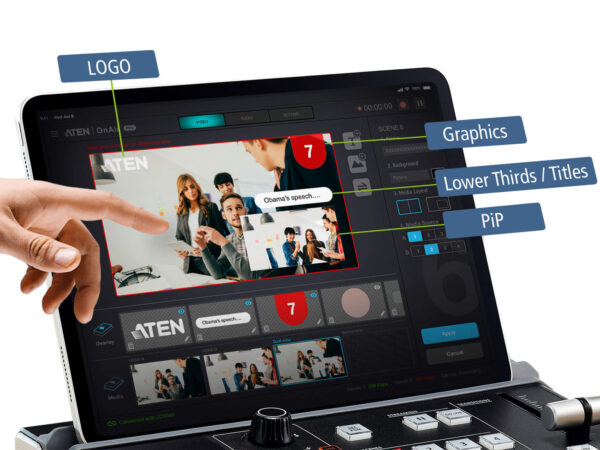 Aten Multichannel AV Mixer - UC9040