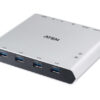 Aten KVM Switch, 4K DisplayPort USB-C, 2 Port - US3311