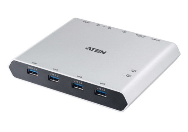 Aten KVM Switch, 4K DisplayPort USB-C, 2 Port - US3311