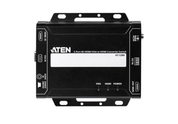Aten Converter, HDMI/VGA to HDMI, 2 Port  - VC1280