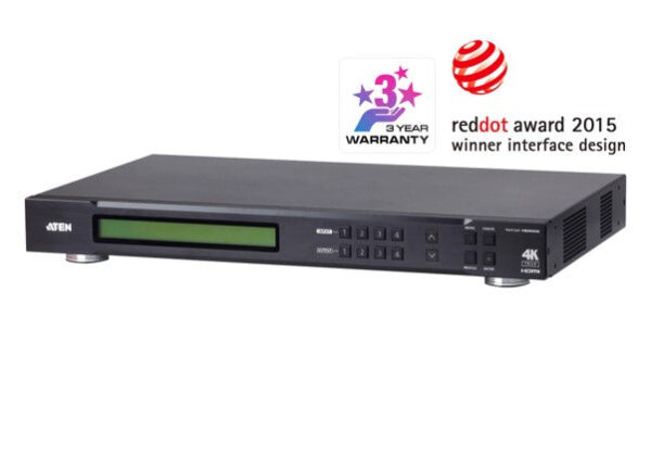 Aten Matrix Switch, True 4K HDMI, 4 Port - VM0404HB